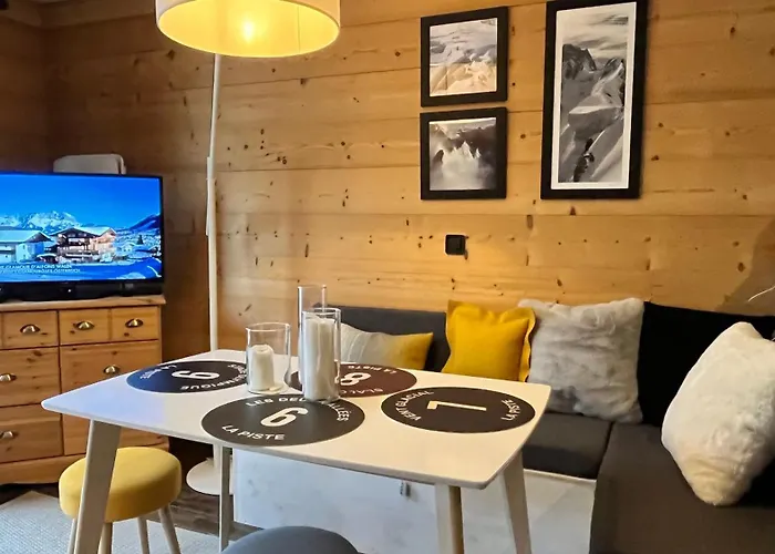 Le 41 Du Lyret - Appartement Type Studio Pour Deux Avec Vue Sur Les Aiguilles Dans Chamonix Centre
