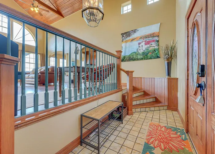 Family-Friendly Fischer Home W/ Private Hot Tub!