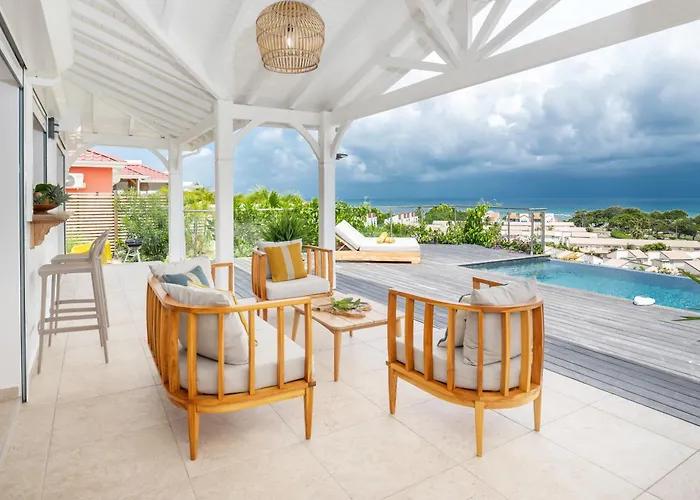 Residence Les Raisins Clairs - Villas Standing 4 Etoiles , Vue Sur Mer Panoramique & Piscine A Debordement