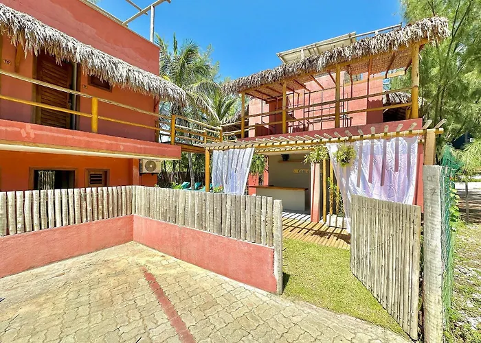 Casa do Pier, bangalôs em Fortim c/ Café da Manhã