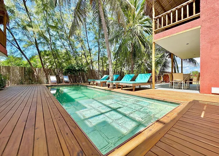 Casa do Pier, bangalôs em Fortim c/ Café da Manhã