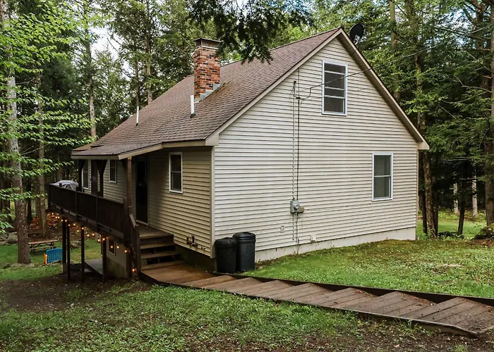 Waterfront Sebec Lake Home W/ Yard + Fire Pit