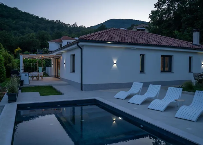 Villa Mare&Monti In Opatija, Heated Pool With Sea View