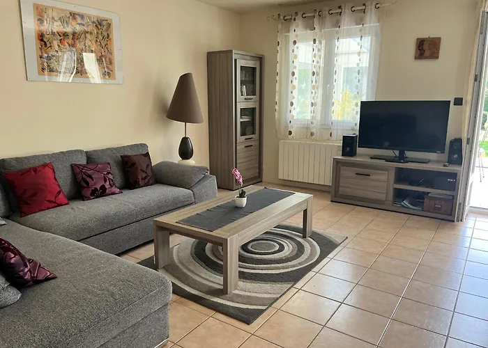 Villa Avec Jardin Clos & Veranda-Chbre Rez-De-Chaussee-Plage 6 Mn