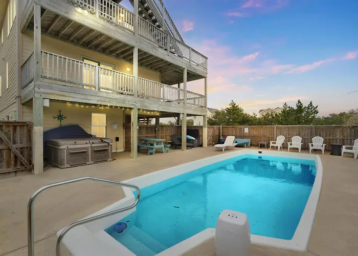 Beautiful Obx Home W, Pristine Views Cottage