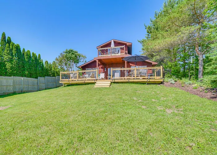 Riverfront Cheboygan Home W/ Dock ~ 4 Mi To Town!