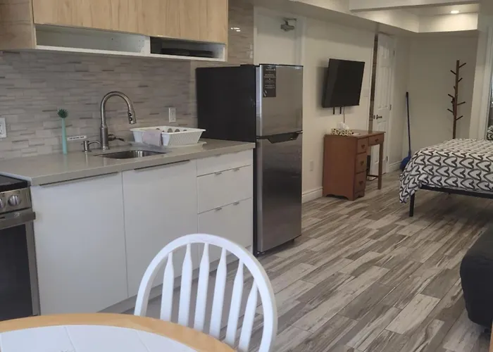 Modern Studio With Kitchenette And Bath