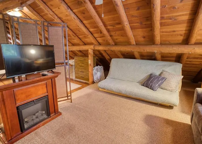 Charming Log Cabin In Tall Pines With Fire Pit Near Trails & Lake