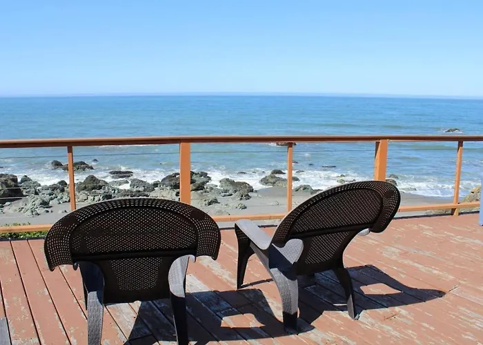Ocean Front Cabin 16, Jacuzzi & Incredible Views