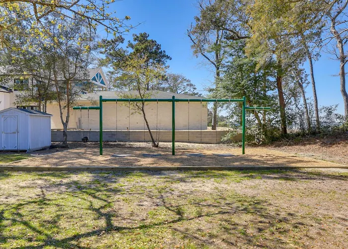 Waterfront Pine Knoll Shores Gem W/ Boat Dock