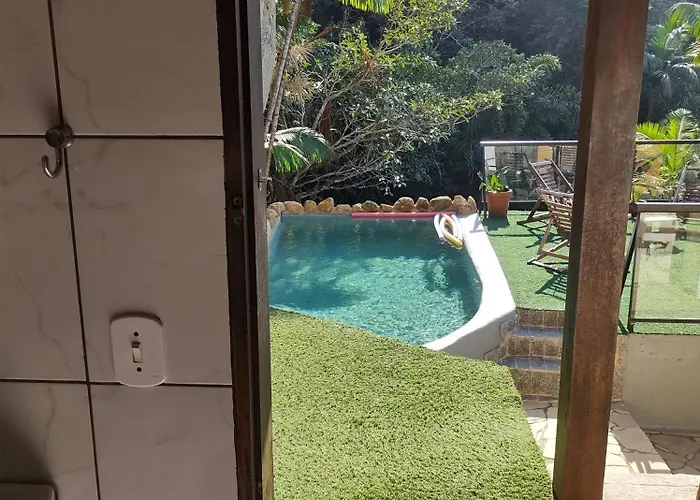 Chale Tupi banheiro externo