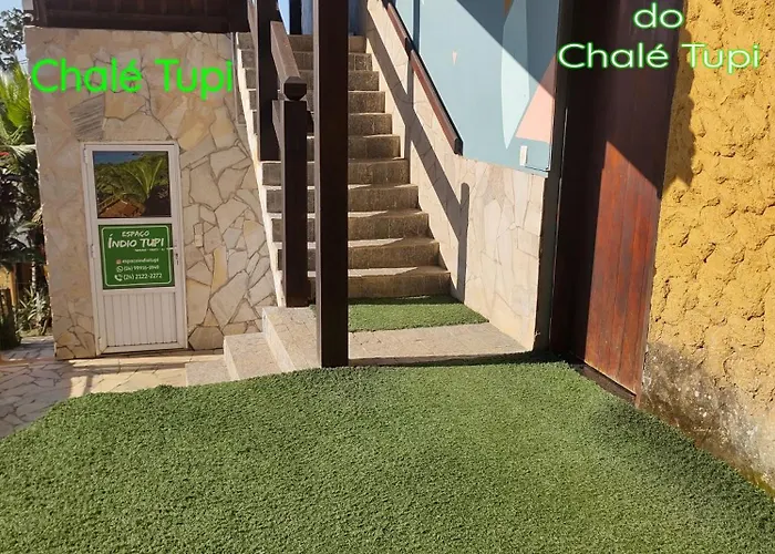 Chale Tupi banheiro externo