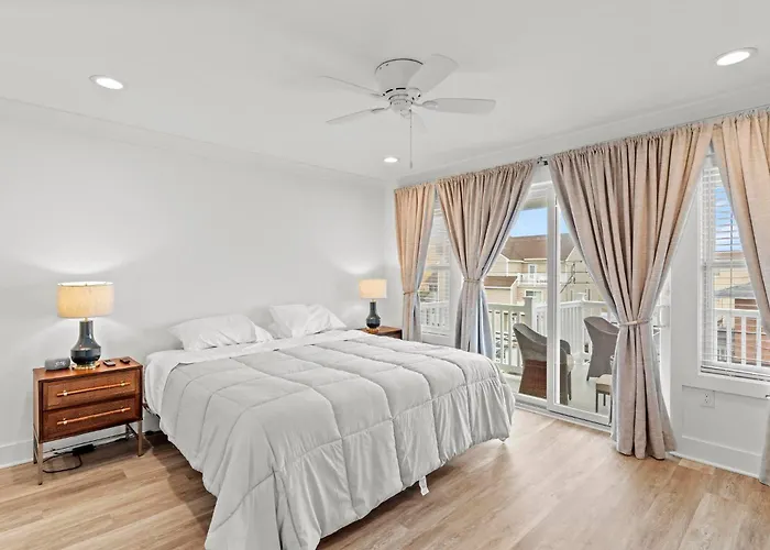 Steps From Beach & Boardwalk, Ocean Views With 5 Decks, 3 Cars