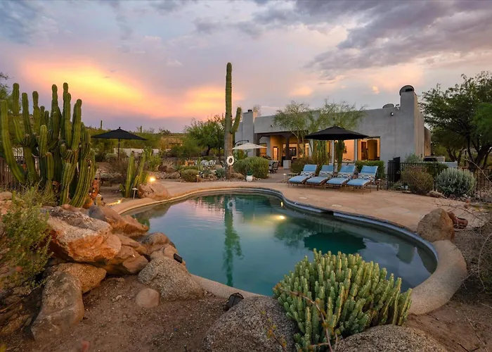 Desert Oasis Pool, Golf, Games Mountain Views