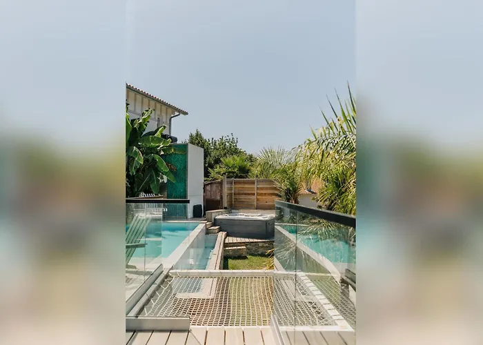 Horizonte Villa With Heated Pool & Jacuzzi Wellness In Biarritz