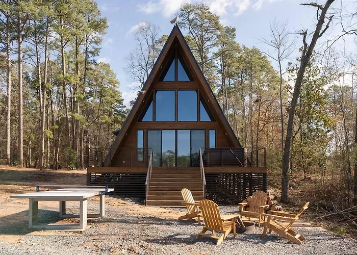 Newly Built, Mid-Lakeside A-Frame With Hot Tub And Steam Shower