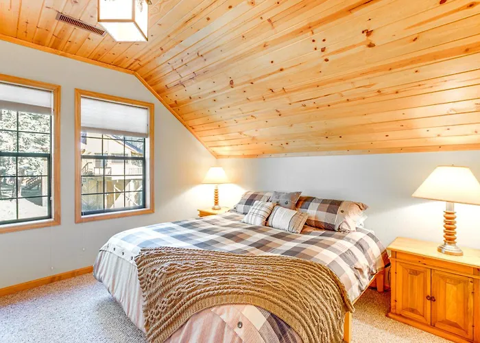 Deck W/ Mountain Views: Cabin In Bear Valley!