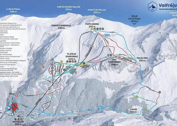 Appartement 6 Pers Au Pied Des Pistes - Vue Montagne Panoramique - Valfrejus