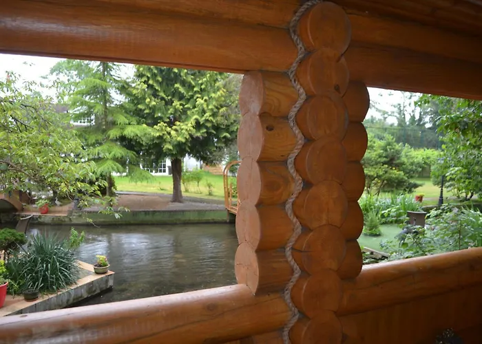 Traditional Log Cabin Next To Harry Potter Studios