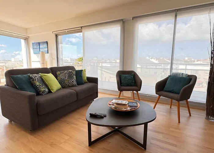 "Seaside Serenity: Central City Apartment with Ocean Views"
