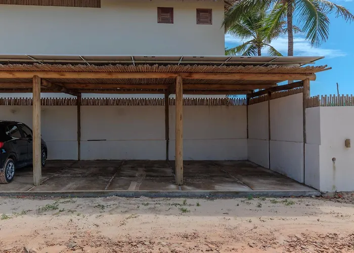 Casa KitePirosca, quartos com vista mar em Fortim