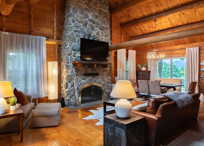 Look To The Mountains: Gunstock Acres Log Cabin