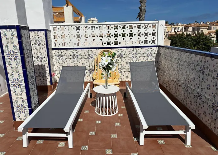 Holiday Home With Large Roof Terrace Near La Mata Beach