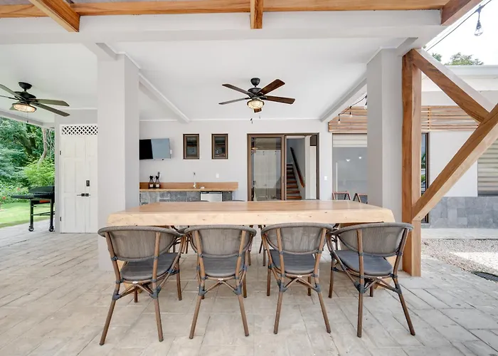 3 Mi To Playa Avellana! Modern Home W/ Pool Access