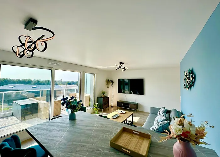 Appartement Saint Malo Neuf, 2 Chambres, Terrasse, Garage