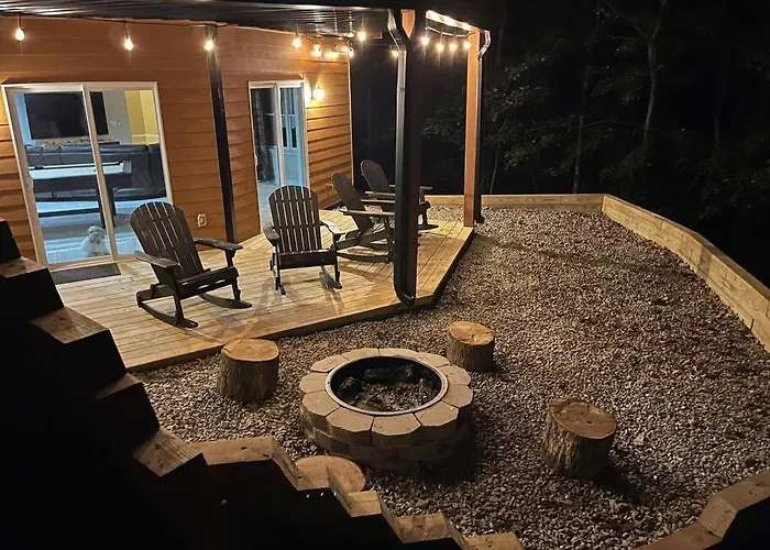 Helen, Ga Bear Paw Haus 4 Bdrm, Sleeps 10, Fire Pit, Pool Table, On Golf Course