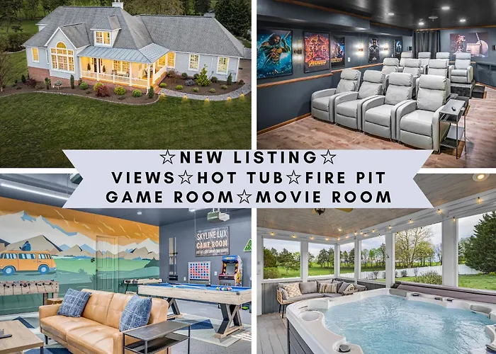 Amazing House - Movie & Game Room, Hot Tub, Fire Pit & Golf Course