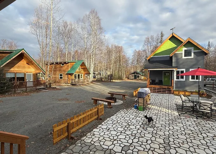 Talkeetna Log Cabin With Hot Tub Unit 2