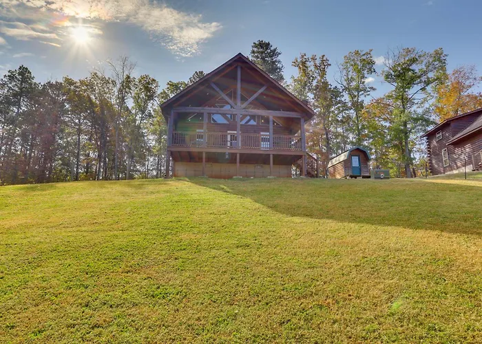 1 Mi To Current River: Sunset-View Van Buren Cabin