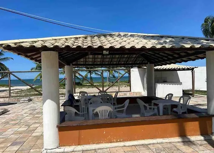 Apto em condomínio PÉ NA AREIA na praia de Guaibim!