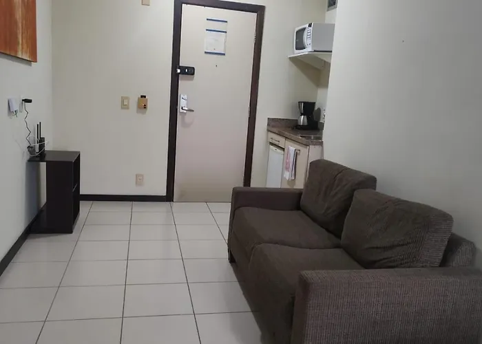 Studio pé na areia, vista, internet e ar