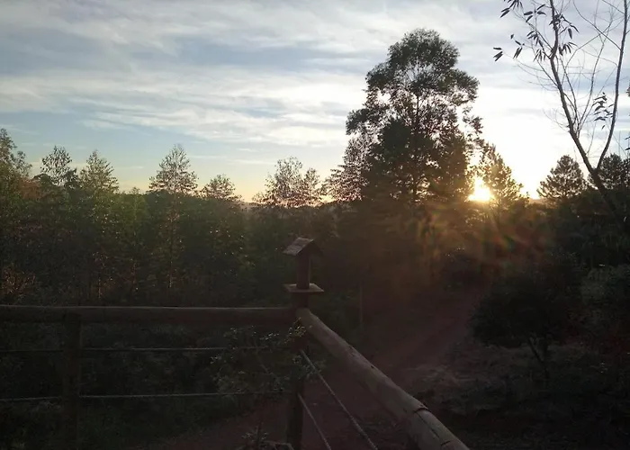 Cabana rustica logcabin com banheira aquecida