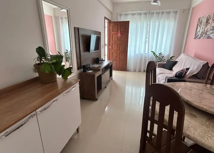 Apartamento Terreo 2 Hospedes Com Churrasqueira, Area Externa E Garagem Exclusivas 5 Min Praia Abrico E 7 Min Do Centro
