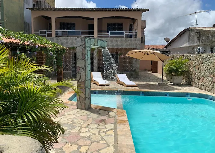 Sobrado piscina a 200m orla, perfeito para festa