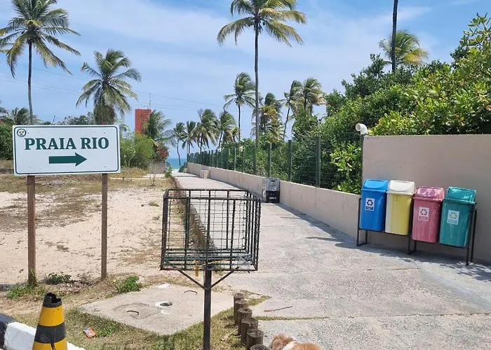 Casa maravilhosa no melhor local de Jacuipe, no encontro do rio com o mar
