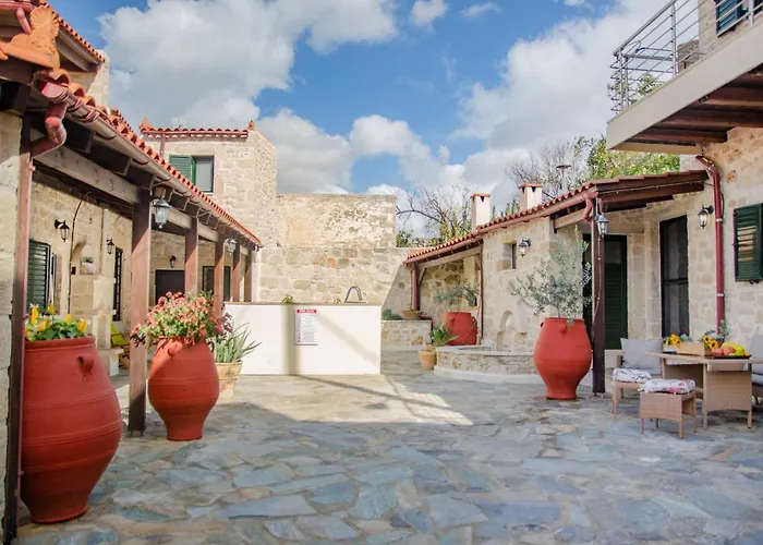 Pyrgou Villa With Shared Swimming Pool