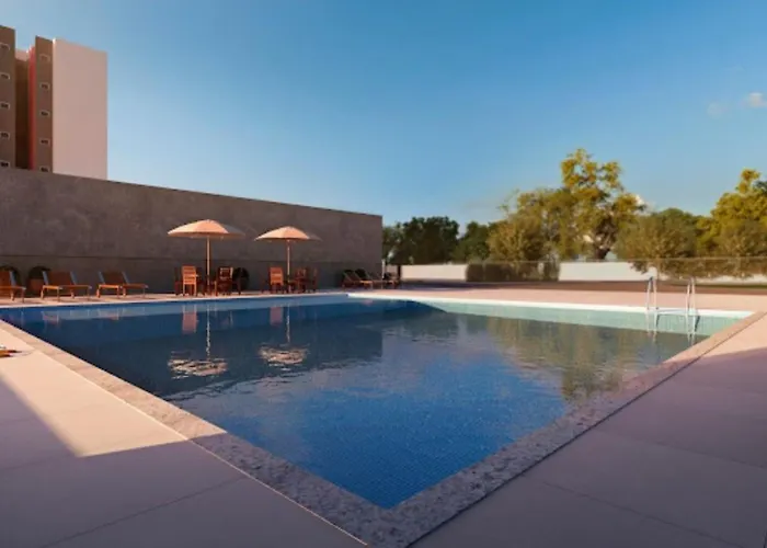 Apartamento Refúgio das Ondas com Piscina