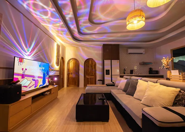 De Beach Pool Villa เดิน 3 นาทีจากชายหาด