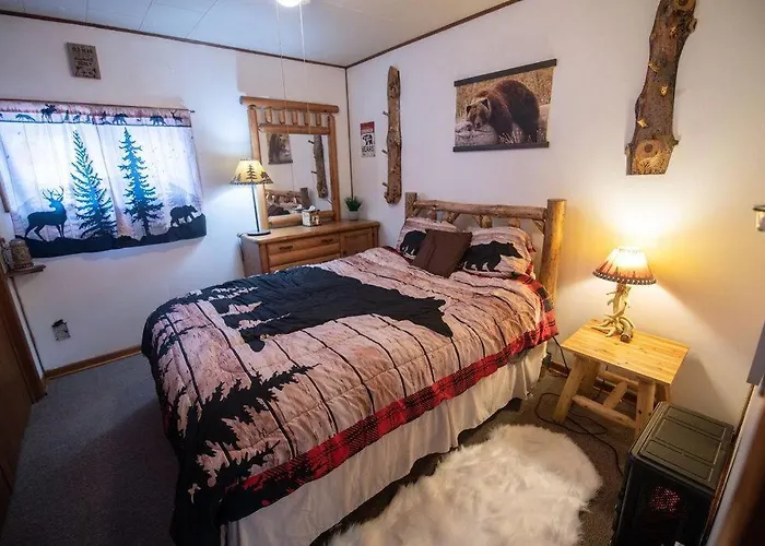 Black Bear Cabin With Blow Up Hot Tub