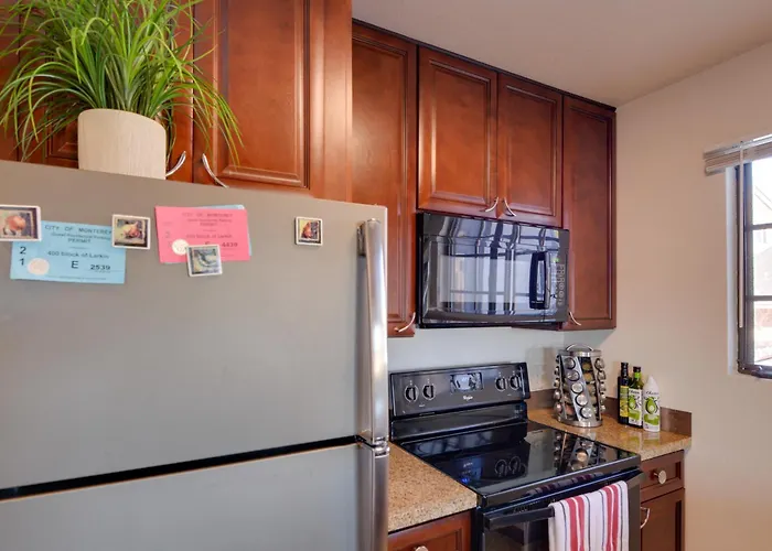 Breezy & Central Monterey Apt With Bay View!