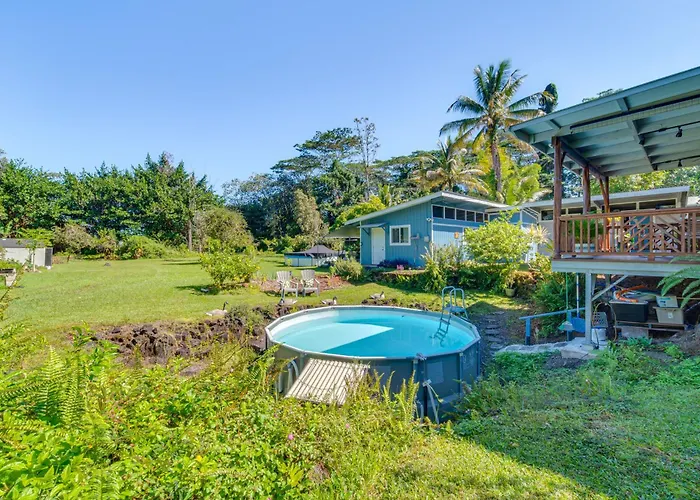 Keaau Apartment On Beautiful Acre W/ Pool & Deck!