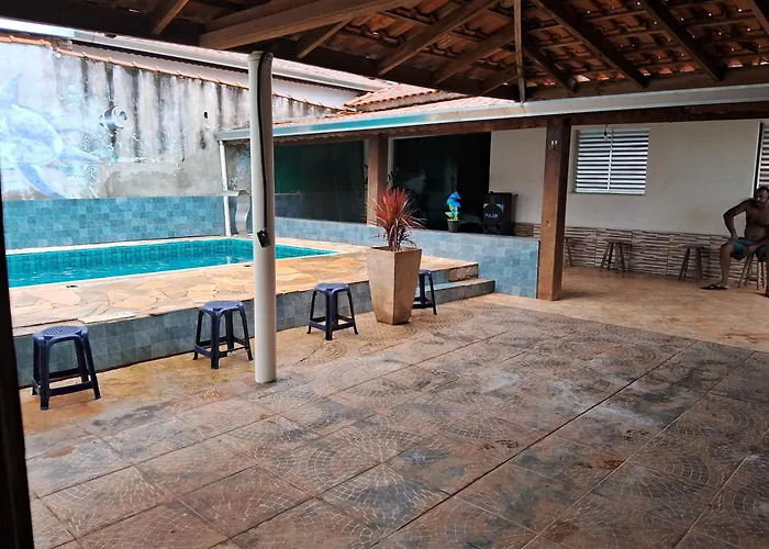 chácara com piscina