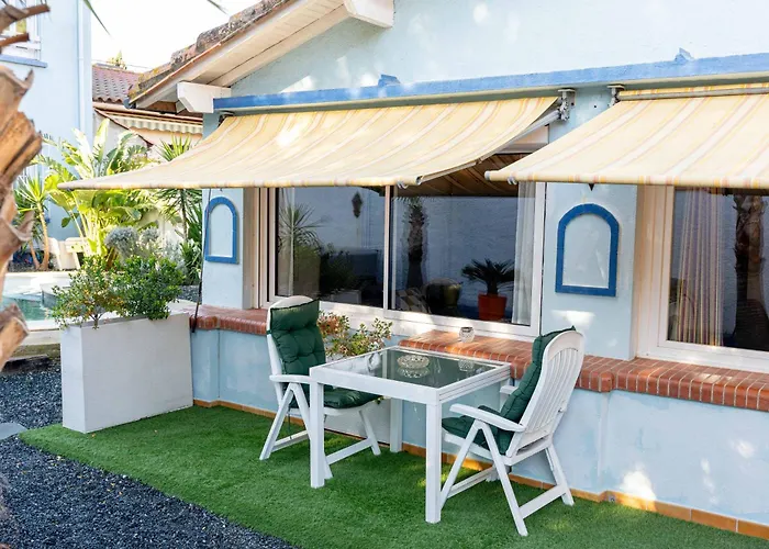 Appartement Avec Piscine Et Jacuzzi A 50Metres De La Plage Et 5Min De L'Allee Des Pins