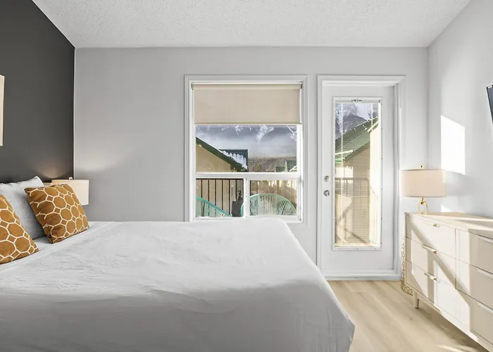 B233 Mountain View 2Bd 2Bt Ac Bonfire Bbq Townhome Close To Banff