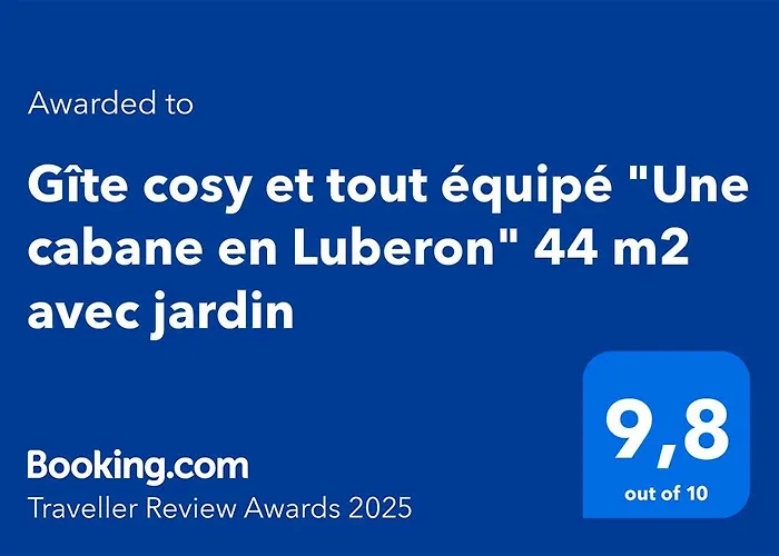 Gite Cosy Et Tout Equipe "Une Cabane En Luberon" 44 M2 Avec Jardin
