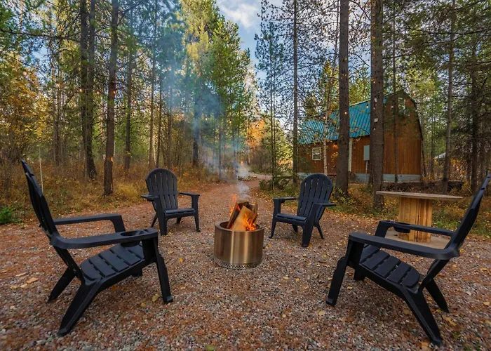 Laid Back Cabin 7 Mn To Glacier, Private Fire Pit